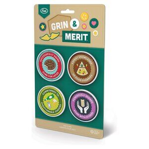 LOT of 2 GENUINE FRED Grin and Merit Bag Clips (8 clips total) Scout Inspired